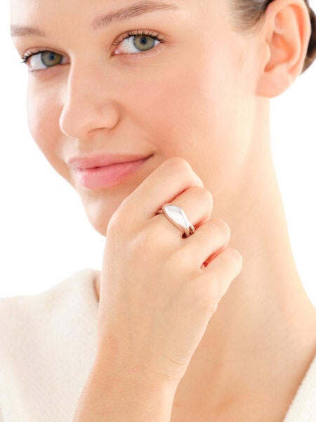 Rhodium Plated Silver Ring