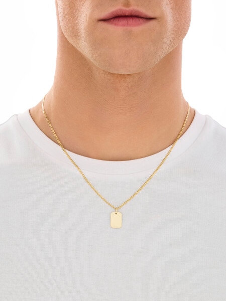 Złota zawieszka - nieśmiertelnik