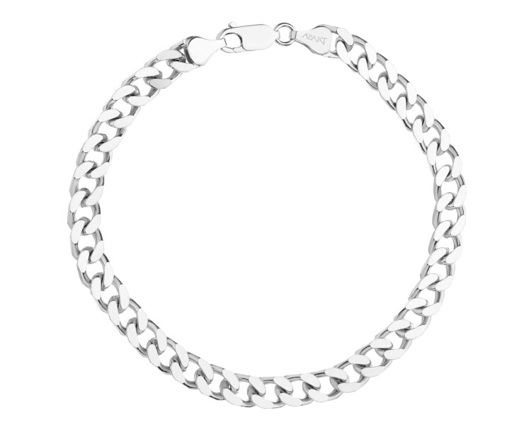 Stříbrný náramek - pancer