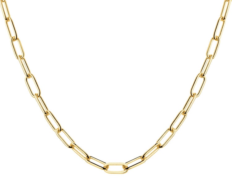 Złoty naszyjnik - paper clip