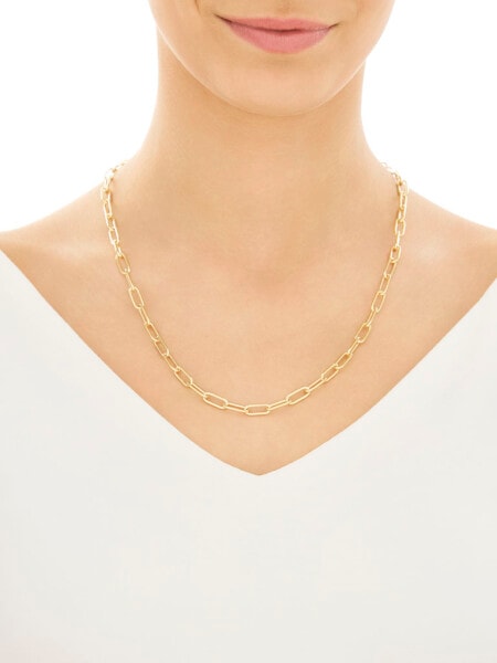 Złoty naszyjnik - paper clip