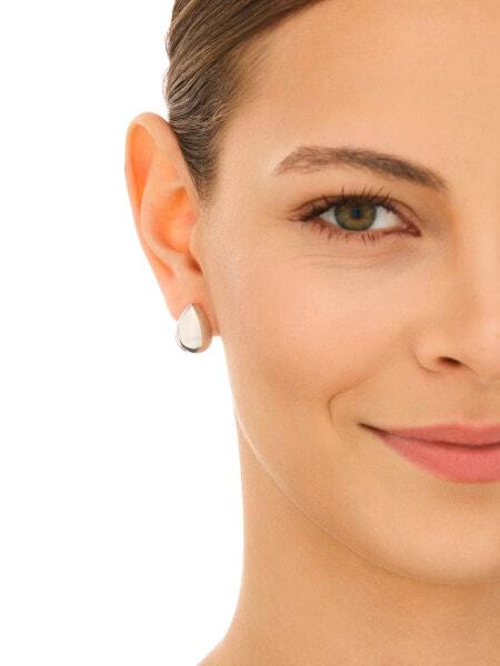 Kolczyki srebrne z cyrkoniami - łezki