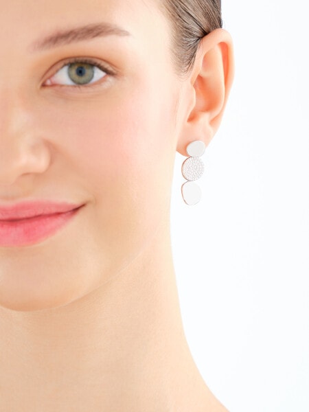 Kolczyki srebrne z cyrkoniami