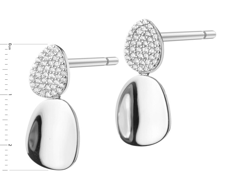 Stříbrné náušnice se zirkony