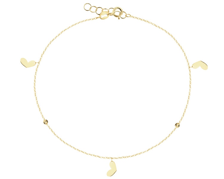 9 K Yellow Gold Anklet