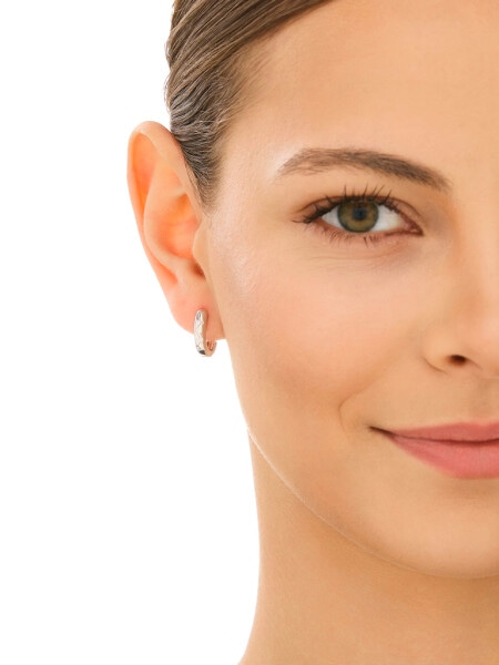 Kolczyki srebrne z cyrkoniami