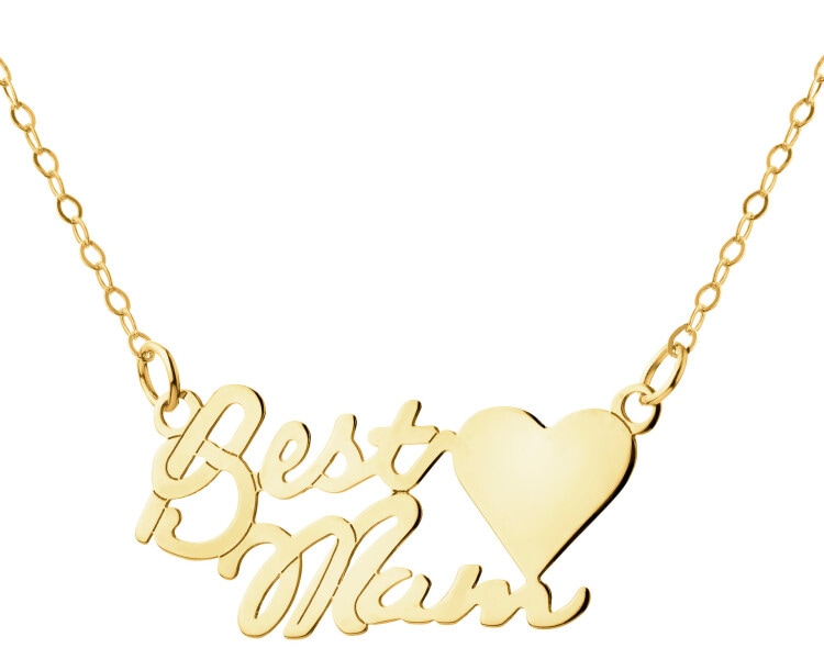 Złoty naszyjnik - mama