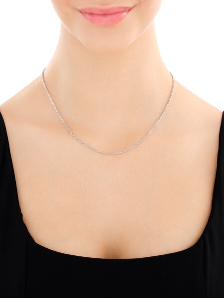 Łańcuszek srebrny - lisi ogon