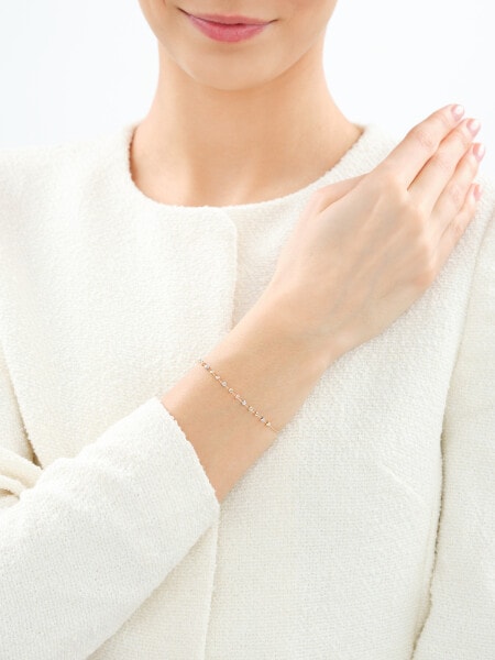 Złota bransoletka - kulki