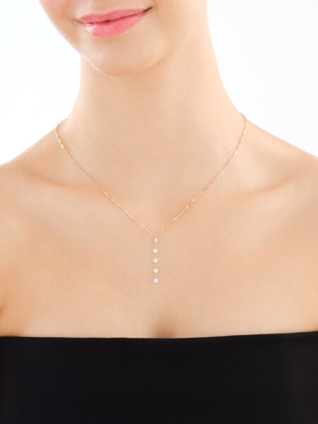 Złoty naszyjnik - koła