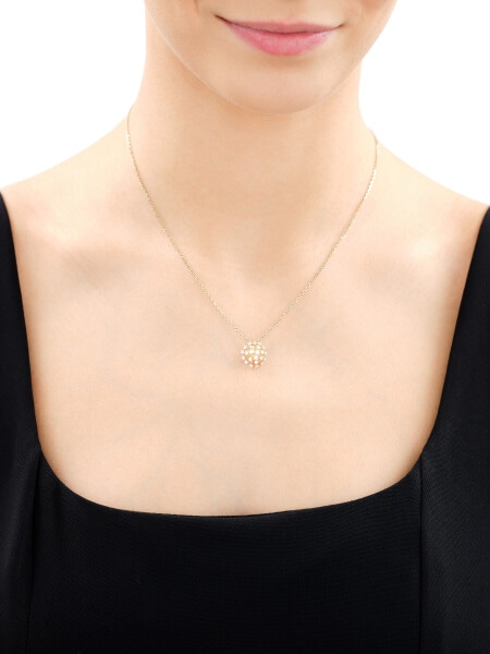 Zlatý přívěsek s brilianty - 0,32 ct - ryzost 585