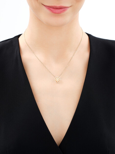 Zlatý přívěsek s brilianty - 0,34 ct - ryzost 585