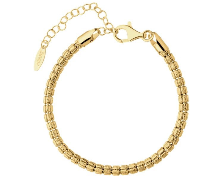 Pozlacený stříbrný náramek