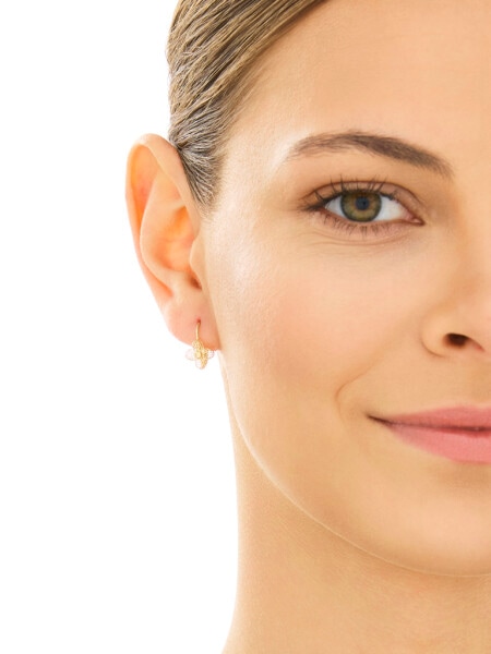 Zlaté náušnice - květy