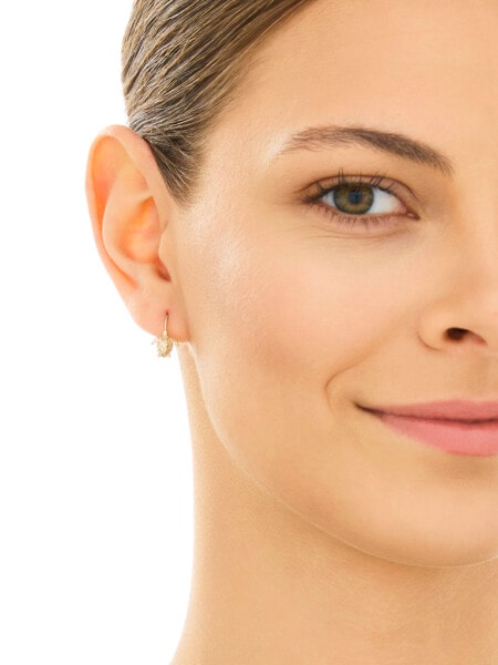 Złote kolczyki - żółwie