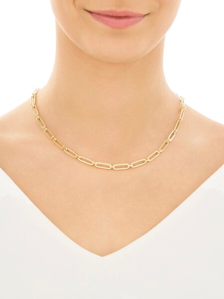Złoty naszyjnik - paper clip