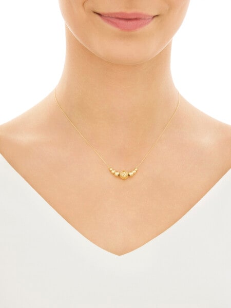 Złoty naszyjnik - kulki