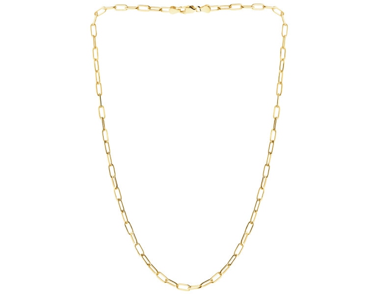 Złoty naszyjnik - paper clip
