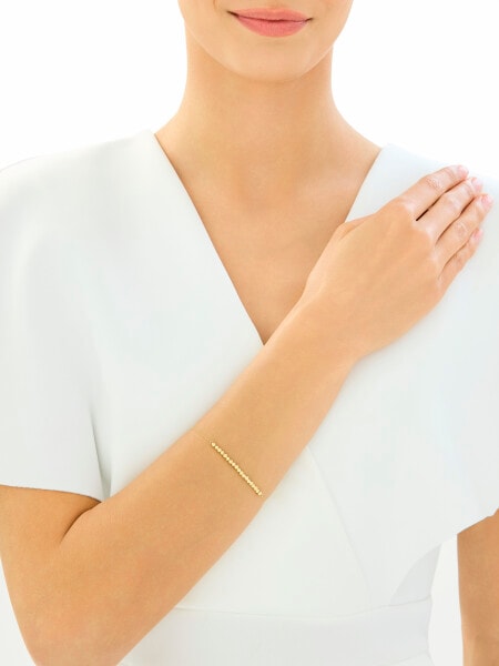 Złota bransoletka - kulki