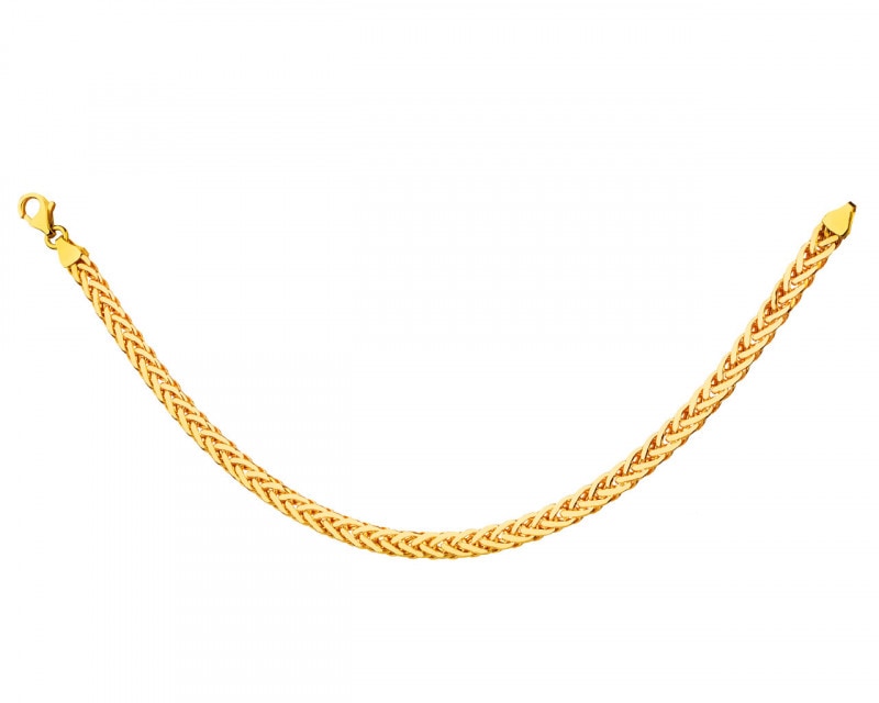 Złota bransoletka - lisi ogon