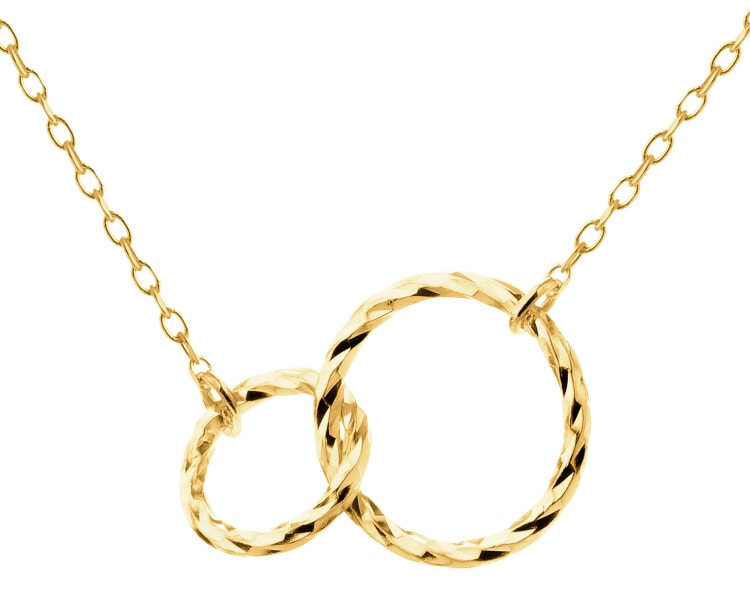 Złoty naszyjnik - koła