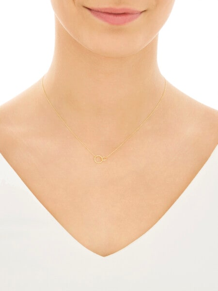 Złoty naszyjnik - koła