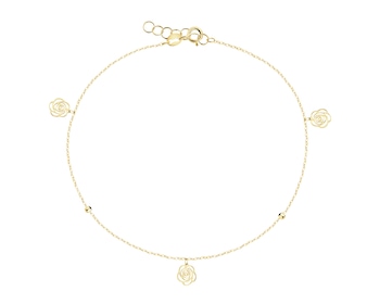9 K Yellow Gold Anklet