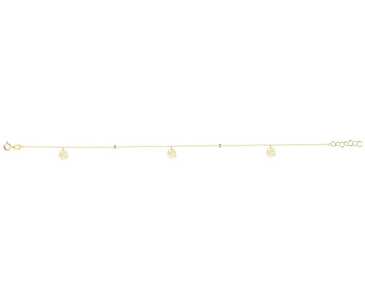 9 K Yellow Gold Anklet