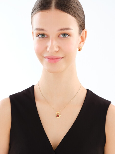 Kolczyki srebrne z bursztynem