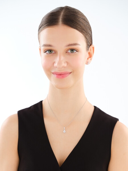 Stříbrné náušnice se zirkony - hadi