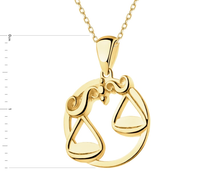 Złota zawieszka - Waga