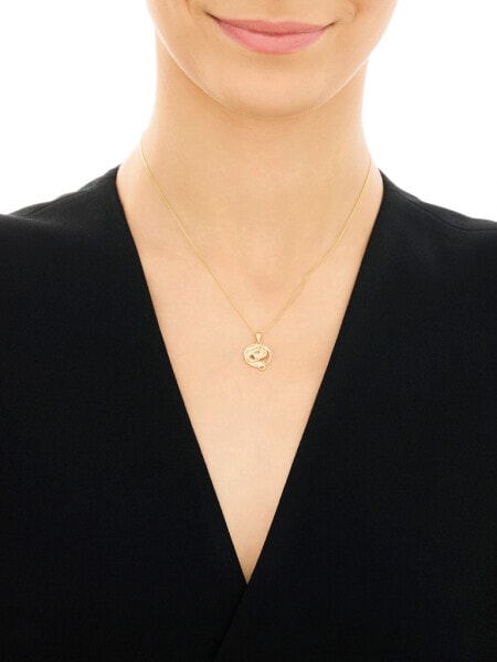 Złota zawieszka - Panna