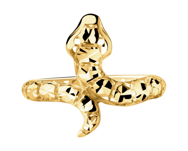 Złoty pierścionek - wąż