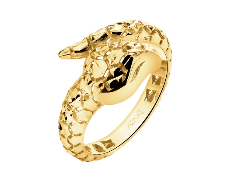 Złoty pierścionek - wąż