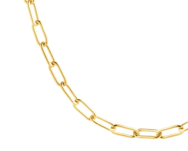 Zlatý náhrdelník - paper clip