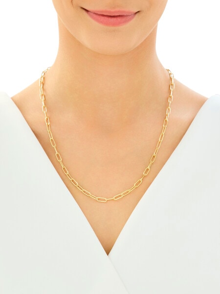 Zlatý náhrdelník - paper clip