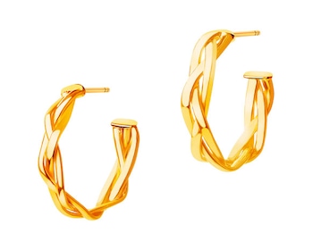 9 K Yellow Gold Earrings