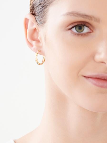 9 K Yellow Gold Earrings