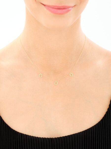 Złoty naszyjnik - koła