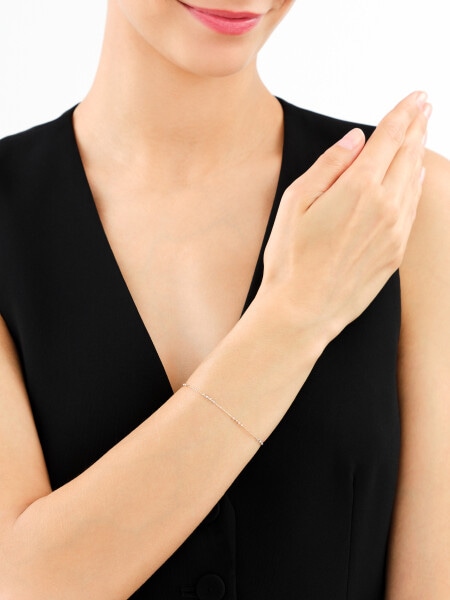 Złota bransoletka - kulki