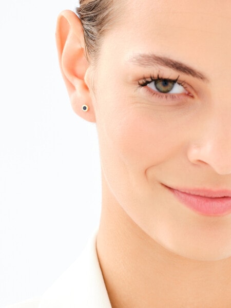 Złote kolczyki z cyrkoniami