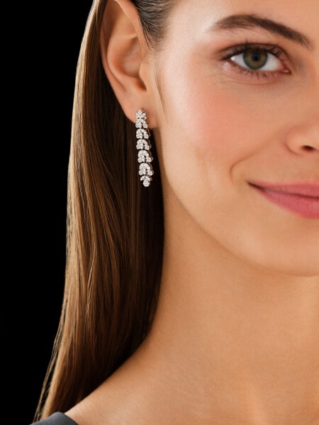 Kolczyki z białego złota z brylantami - 1,27 ct - próba 750