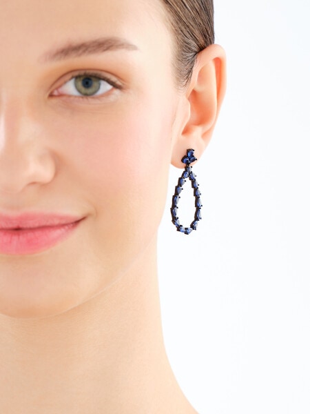 Kolczyki srebrne z cyrkoniami