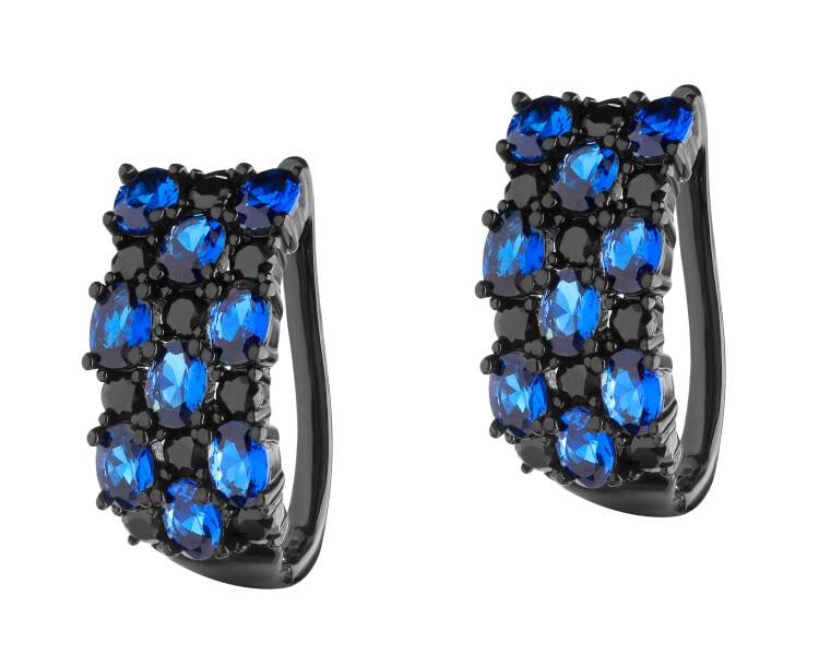 Kolczyki srebrne z cyrkoniami