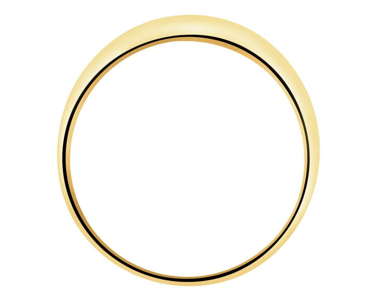 Złoty pierścionek z cyrkoniami