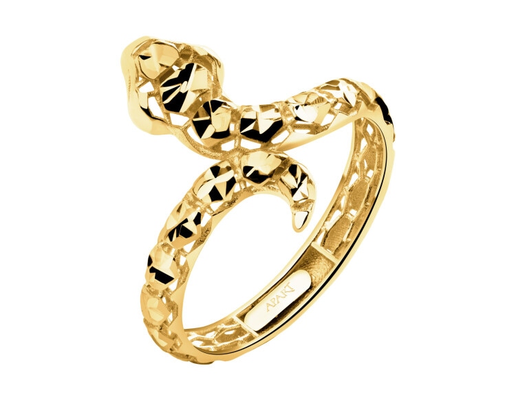 Złoty pierścionek - wąż