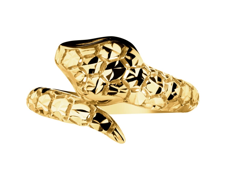 Złoty pierścionek - wąż