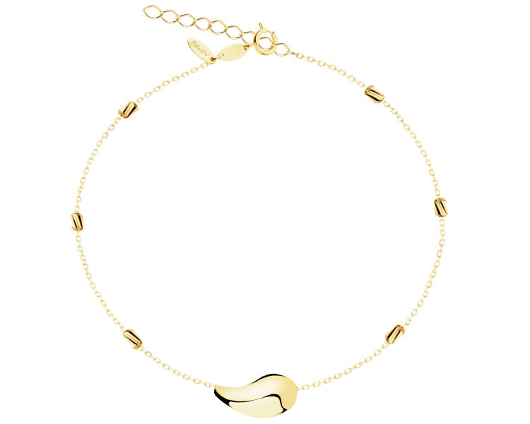 Złota bransoletka - łezka