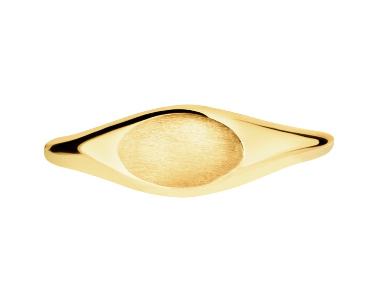 Złoty pierścionek - sygnet