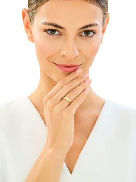 Złoty pierścionek - sygnet